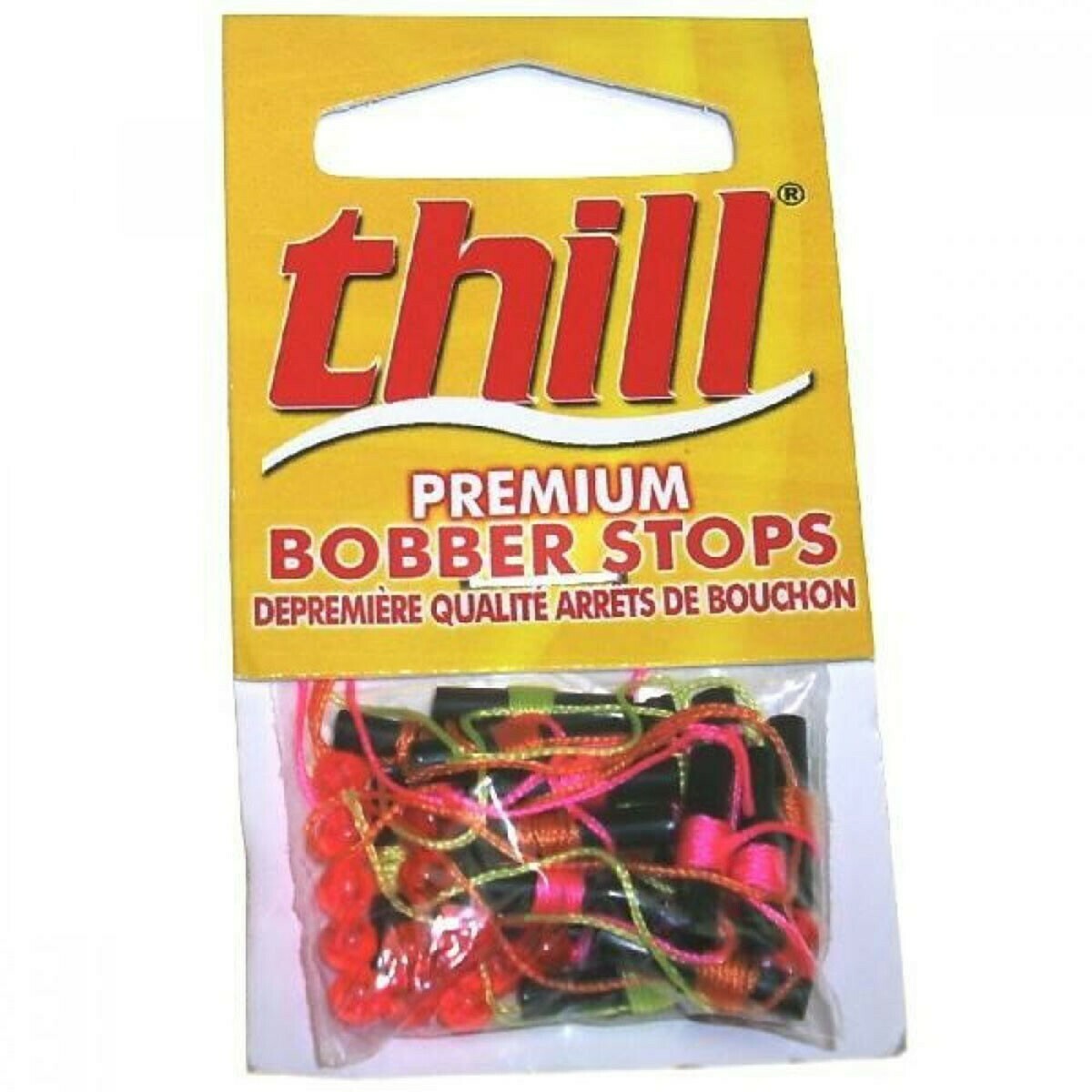 Thill BSA18 Bobber Stops and Beads, 18 Pack Assorted Colors
