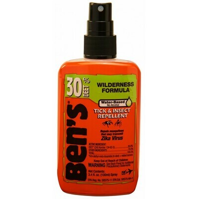 Ben's Insect & Tick Repellent 3.4oz pump spray 30% Deet