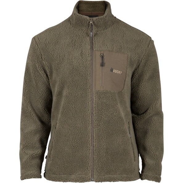 Rocky Berber Fleece Jacket, Green, HW00237