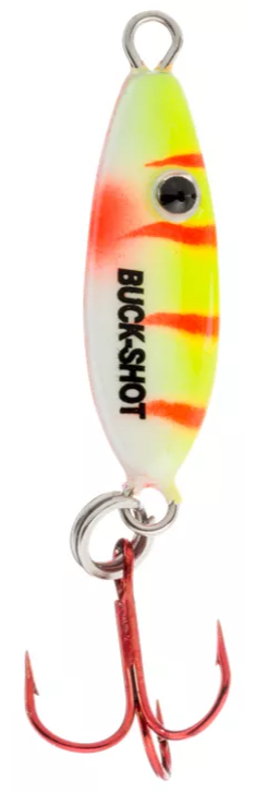 Northland Fishing Tackle UV Buck-Shot Rattle Spoon 1/8 Oz Electric Perch BRUVS360