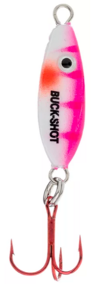 Northland Fishing Tackle UV Buck-Shot Rattle Spoon 1/16 Oz. Pink Tiger  BRUVS226