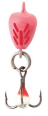 Clam Bomb Spoon Lure Glow Red Tiger 1/16 Oz. CL9441