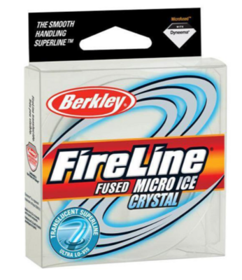 Berkley FireLine Micro Fused Ice Fishing Line - Crystal, 6lb, 50yds FLIPS06CY