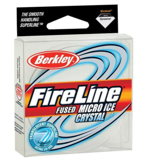 Berkley FireLine Micro Fused Ice Fishing Line - Crystal, 4lb, 50yds FLIPS4CY
