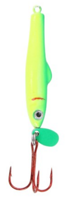 Clam Pinhead Jigging Mino 1/8 Oz. Chartreuse/Lime Glow CL10833