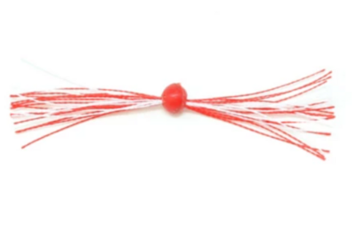 Clam Silkie Jig Trailer Red/White CL15626