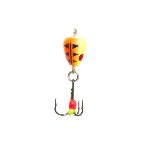 Clam Bomb Spoon Lure Glow Chartreuse Tiger 1/16 Oz. CL9439