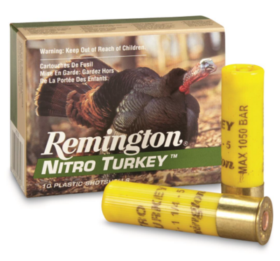 Remington Nitro Tukey  3" 1.25 Oz. 5 Shot 20 Gauge, 10 RNDS, R26730