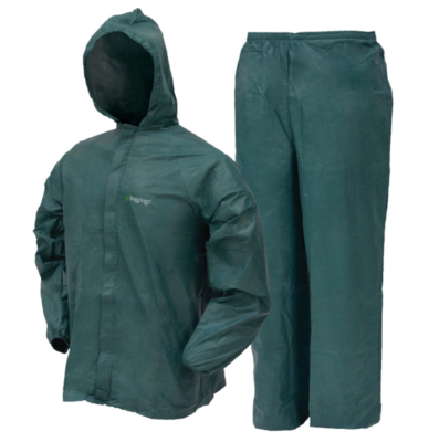 Frogg Toggs Ultra Lite Rain Suit, Medium UL1210409MD, Green