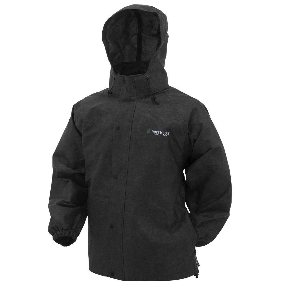 FROGG TOGGS Pro Action Rain  Jacket, XL, Black, PA6312301XL