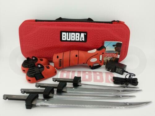 BUBBA BLADE 1095705 Lithium Ion Cordless Fillet Knife, With 4 Blades