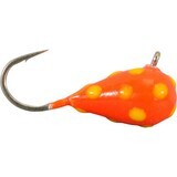 WIDOW MAKER TUNGSTER DROPPER JIG  #14 2 PK ORNG POLKA DOT GW WDRG4M1451 