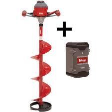 Eskimo E40 Ice Auger Steel With FREE Extra Battery