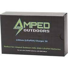 Amped LiFePO4 Lithium Battery 3A Charger (3ACHARGER)