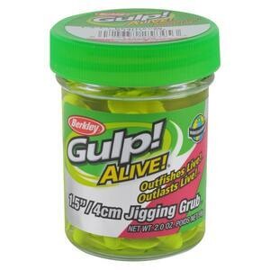 Berkley Gulp! Alive! Jigging Grubs 1.5" 2oz Jar