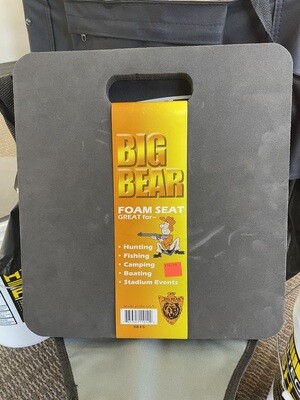 Big Bear Foam Seat Pad Black, 13" x 12" BB-FS 