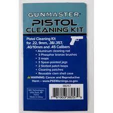 GunMaster 38257 14 Piece Universal Pistol Cleaning Kit in Re-usable Clamshell