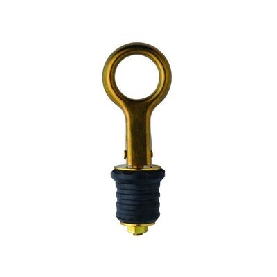 Eagle Claw Boat Drain Plug With Snap Handle BADPSP