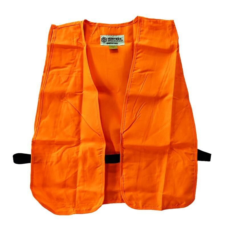 Hunters Specialties Blaze Orange Vest One Size Fits Most