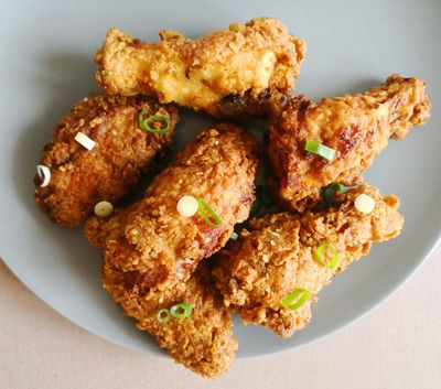 5 stk. Fried hot wings