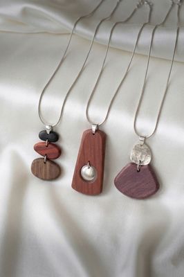 Μενταγιόν Από Ξύλο