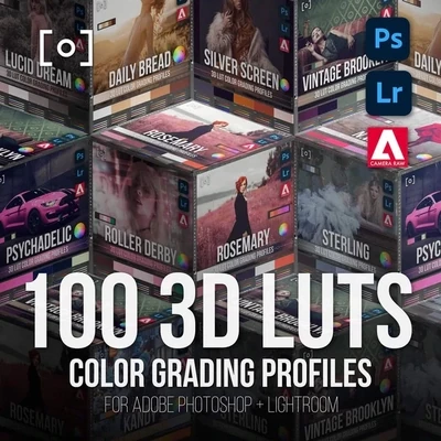 PRO EDU – Master Collection | 100 3D LUT Profiles for Adobe