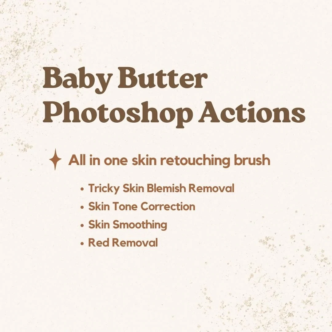 Jessica G Photography – Baby Butter Newborn Skin Retouching Photoshop Actions
