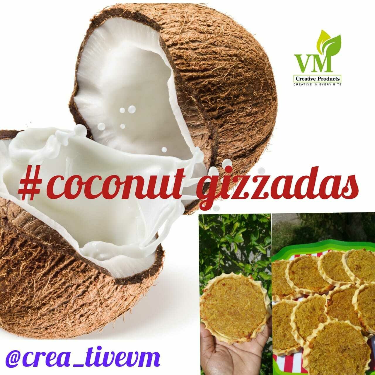 Plain Coconut Gizzadas