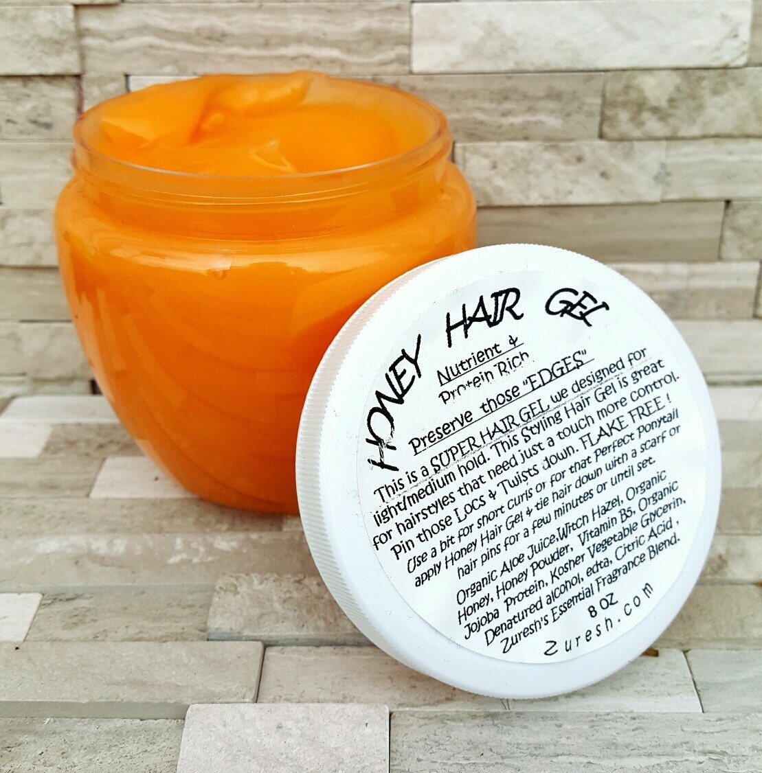 Honey Hair Gel - 8 oz