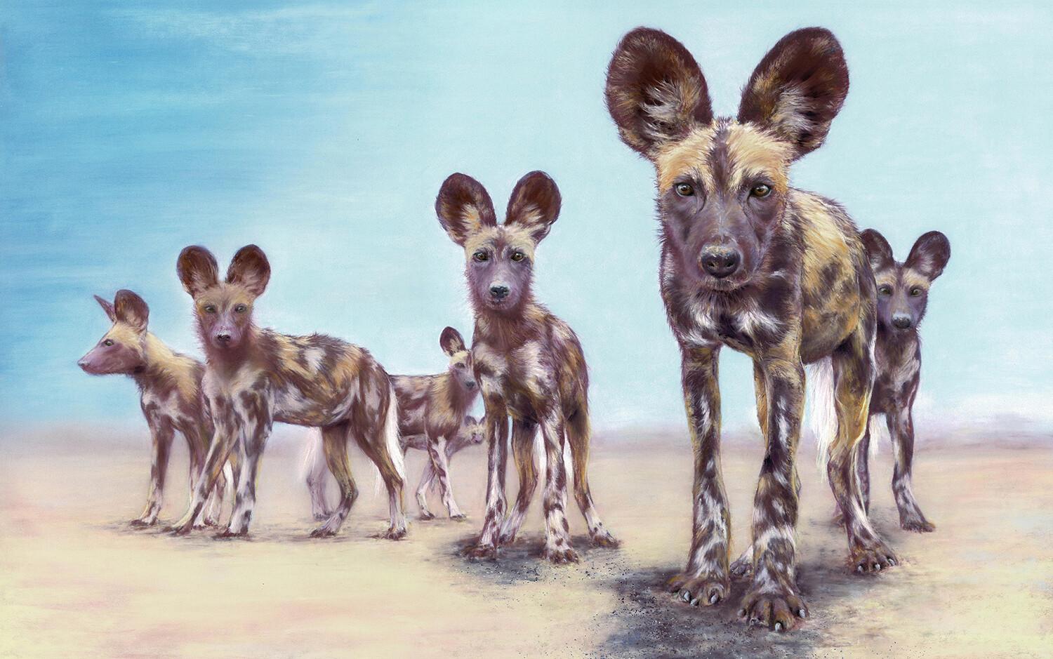 'Painted Dogs 2'