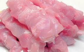 Frozen boneless rabbit meat