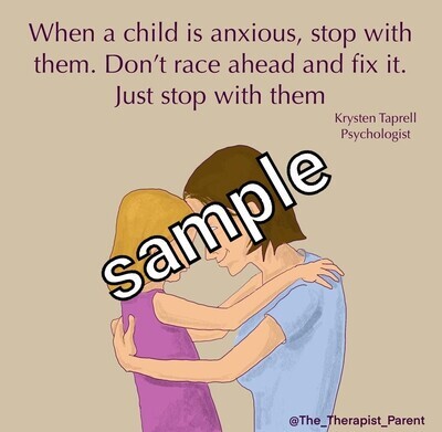 Downloadable Poster - Child Anxiety