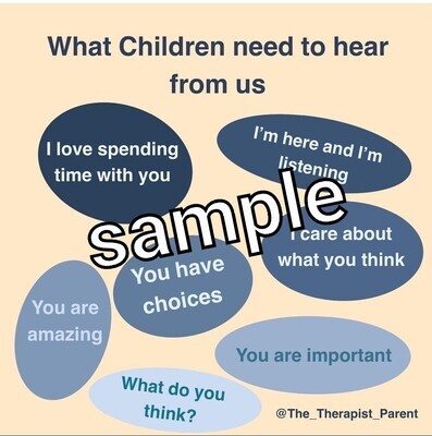 Downloadable Poster - Children Need to hear