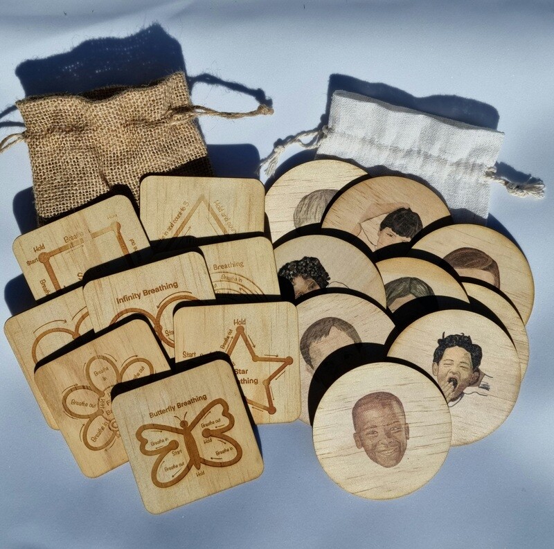 Bundle - Breathing Cards and Feelings Faces