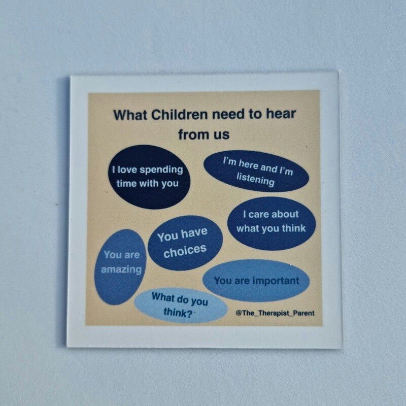 Magnet - Children need to hear