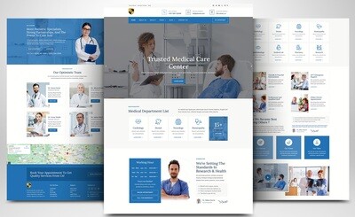 Webseite für Ärzte und Kliniken auf Basis von WORDPRESS CMS