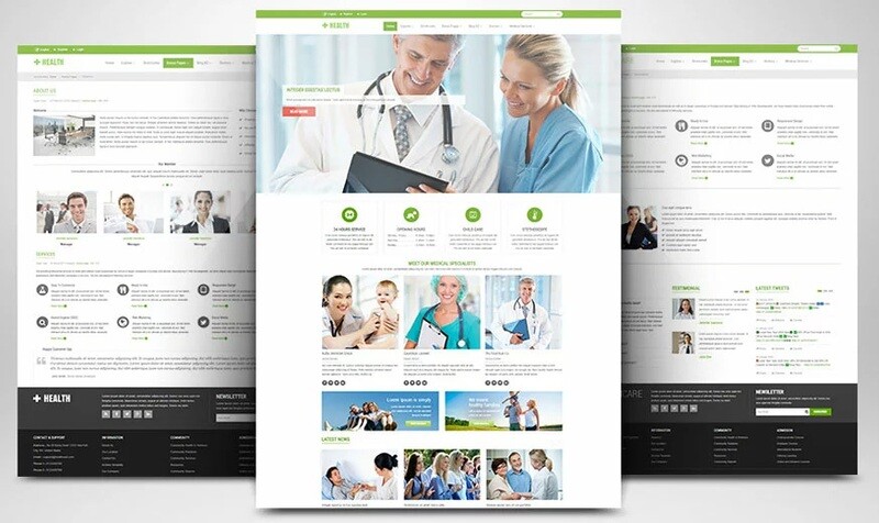 Webseite für Ärzte und Kliniken auf Basis von WORDPRESS CMS