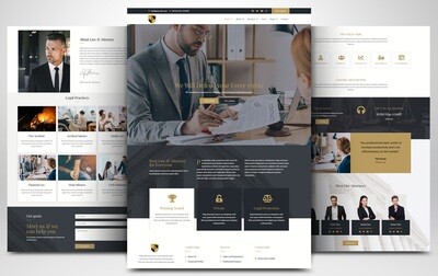 Webseite für Rechtsanwälte und Notare auf Basis von WORDPRESS CMS