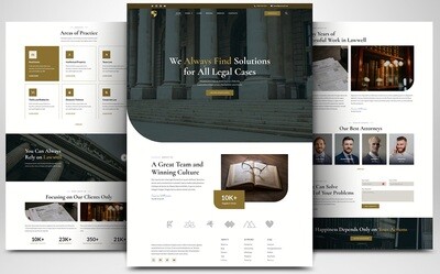 Website for tax advisors, lawyers, and notaries based on WORDPRESS CMS