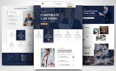 Website for tax advisors, lawyers, and notaries based on WORDPRESS CMS