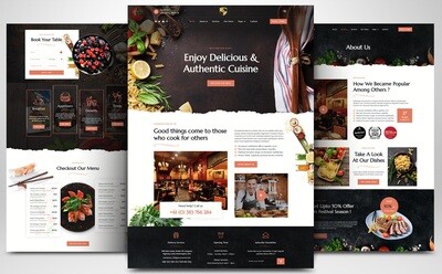 Restaurant Webseite auf Basis von WORDPRESS CMS