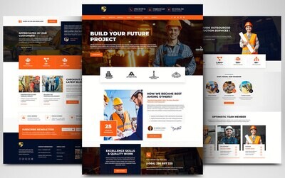 Website for architects and the construction industry based on WORDPRESS CMS