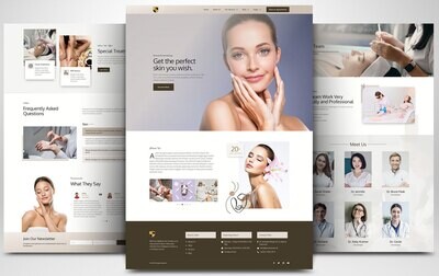 Webseite zum Beauty, Kosmetik & Wellness auf Basis von WORDPRESS CMS