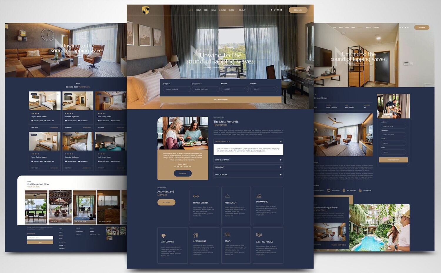 Webseite zum Thema Haus &amp; Möbel auf Basis von WORDPRESS CMS
