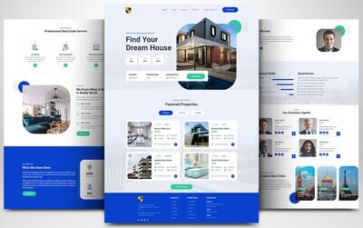 Website on real estate based on WORDPRESS CMS