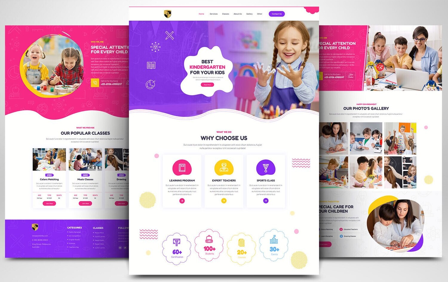 Webseite zum Thema Liebe, Familie &amp; Kinder auf Basis von WORDPRESS CMS