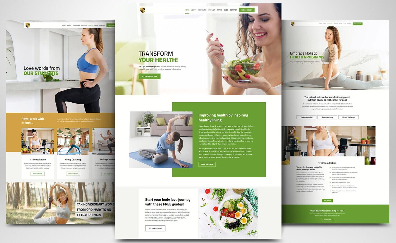 Webseite zum Thema Medizin &amp; Gesundheit auf Basis von WORDPRESS CMS