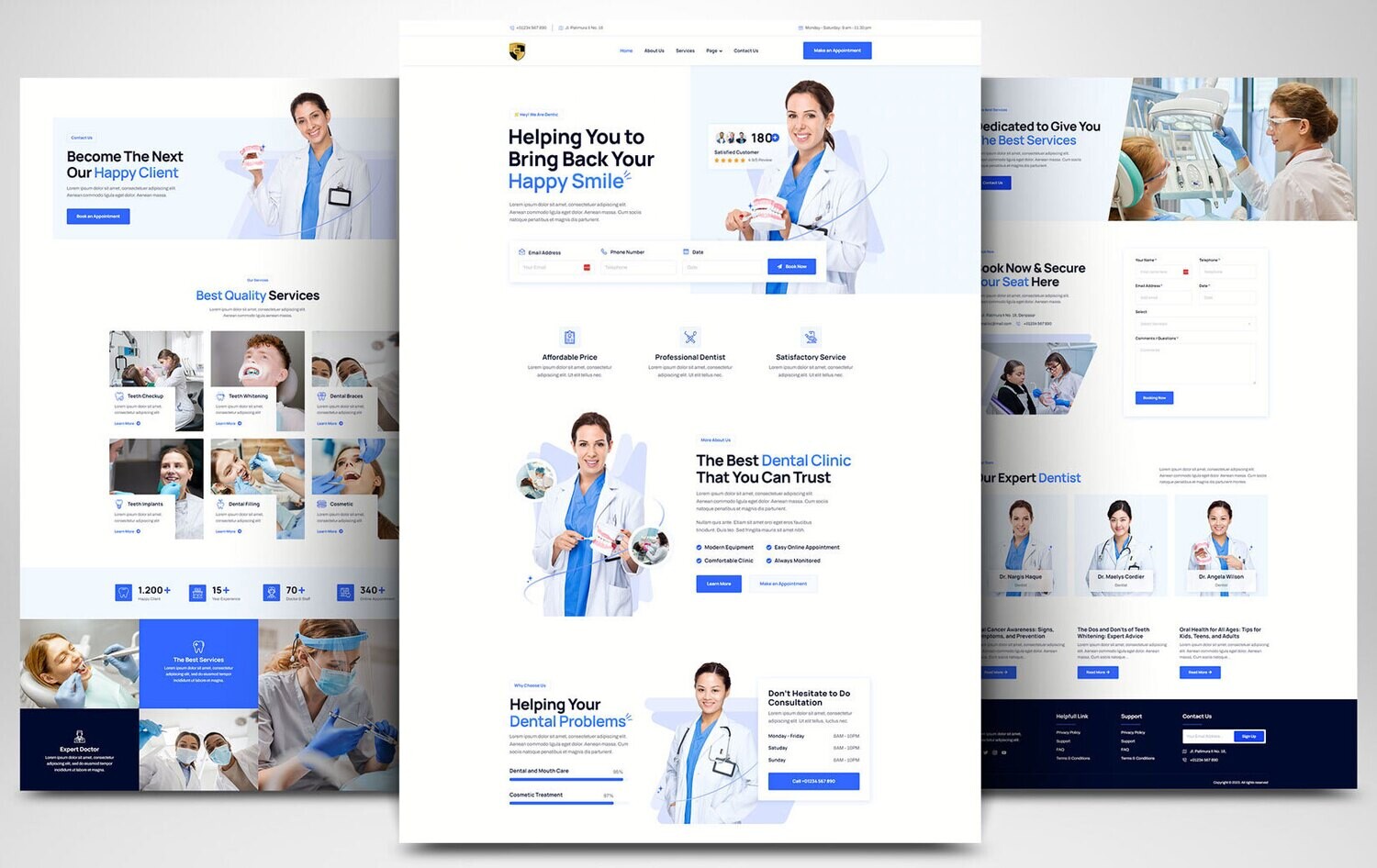 Webseite für Ärzte und Kliniken auf Basis von WORDPRESS CMS