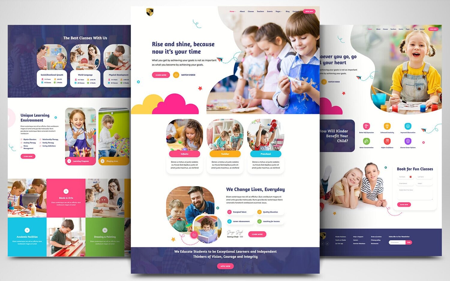Webseite zum Thema Liebe, Familie &amp; Kinder auf Basis von WORDPRESS CMS