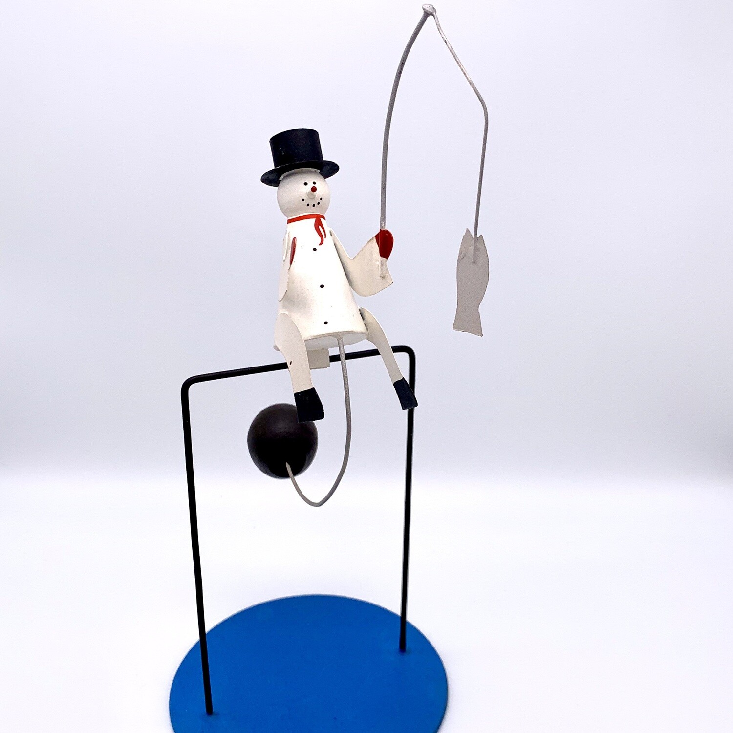 Metal Holiday DŽcor Snowman